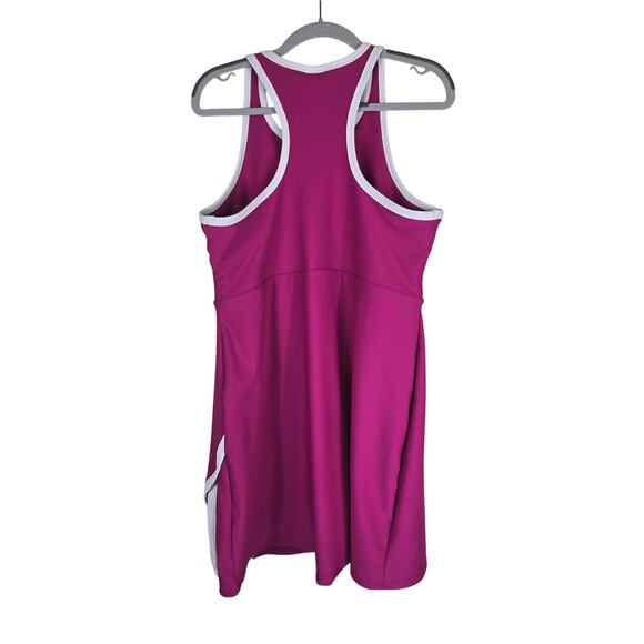 Sage Collective Pink Athletic Front Zip Built In Shorts Inside Pocket Dress 12 - Picture 2 of 7